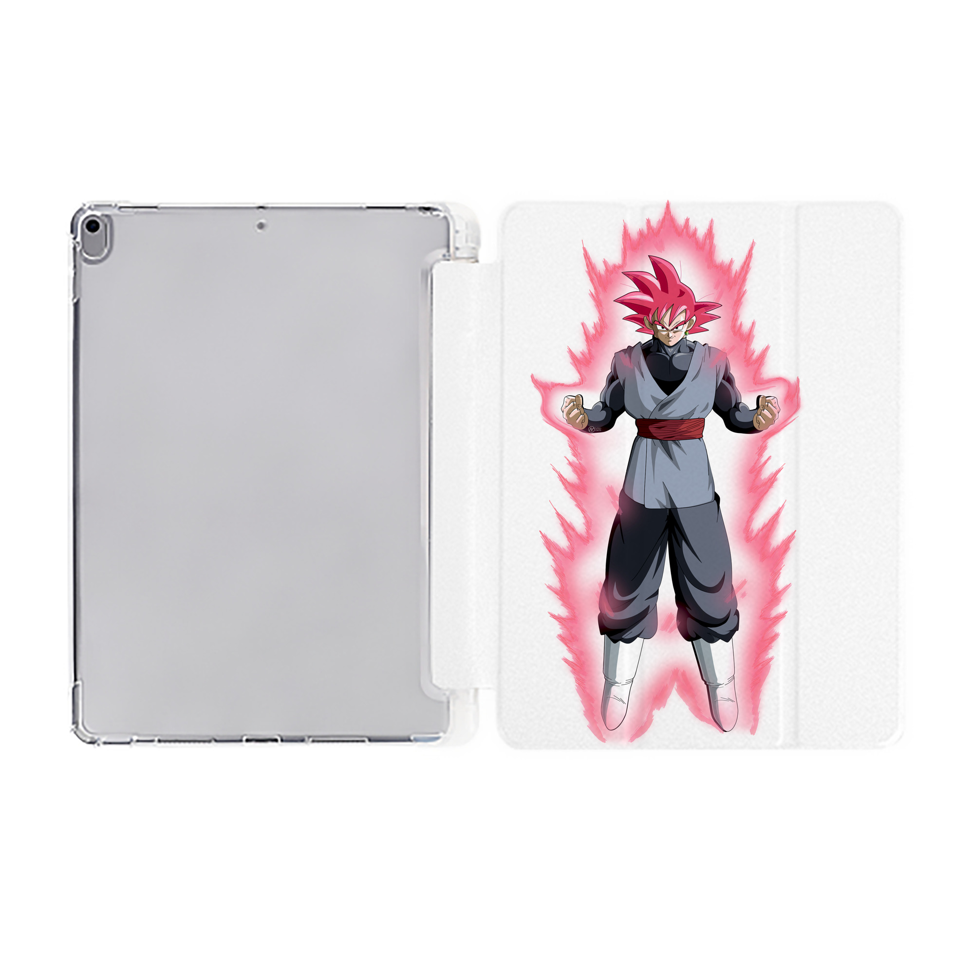 （画像用） ドラゴンボール ベジット DRAGON BALL Vegetto IPad ケース ペン収納付き 三つ折りスタンド PUレザー×シリコン 対応機種9.5/10.5/10.9インチ